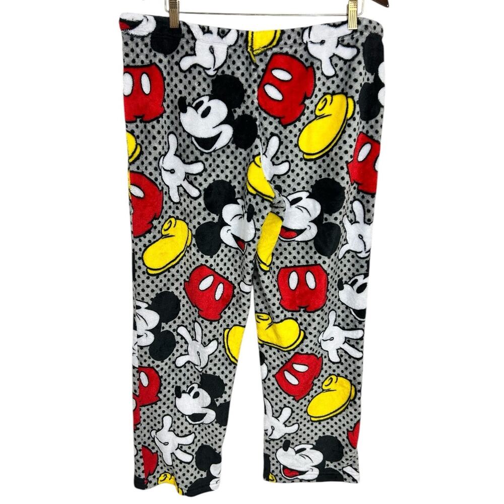 Disney Mickey Mouse Pajama Pants Sz XL 16-18 Soft Straight Leg Drawstring Waist - Picture 5 of 6